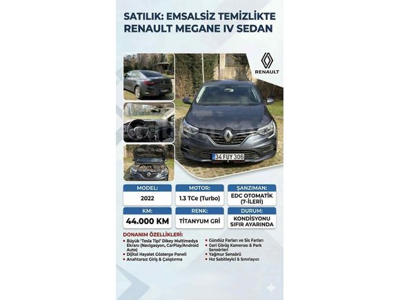 Renault Megane 1.3 TCe Joy Comfort 2022 Model  