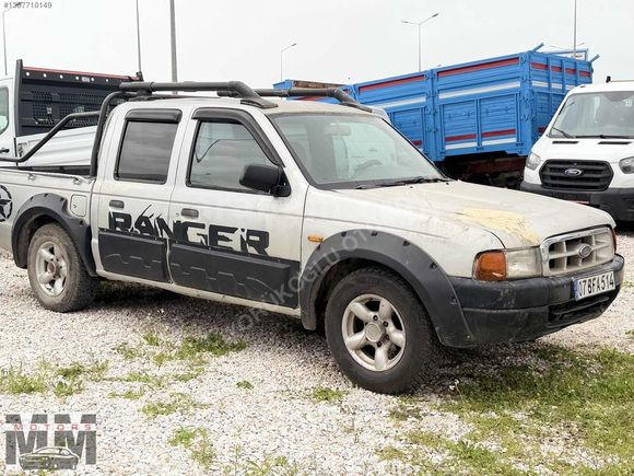 2000 FORD RANGER ÇİFT KABİN -4X2- MANUEL BAKIMLI 2,5 TDCİ 109 HP