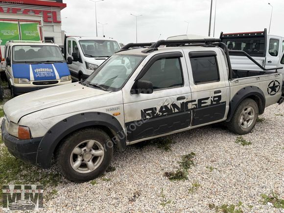 2000 FORD RANGER ÇİFT KABİN -4X2- MANUEL BAKIMLI 2,5 TDCİ 109 HP