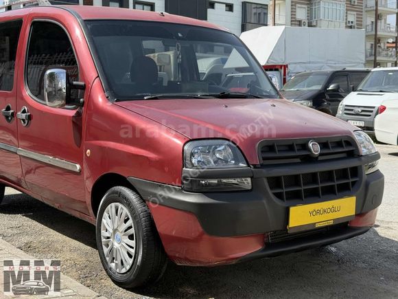 2003 FİAT DOBLO CAMLI KOLTUKLU 4+1 GERİ GÖRÜŞ KAMERA 1,9 TURBOLU