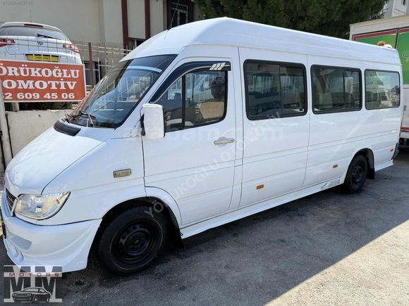 2005 SPRİNTER 14+1 KOLTUKLU 313CDİ UZUN ŞASE SIFIR MOTOR BAKIMLI