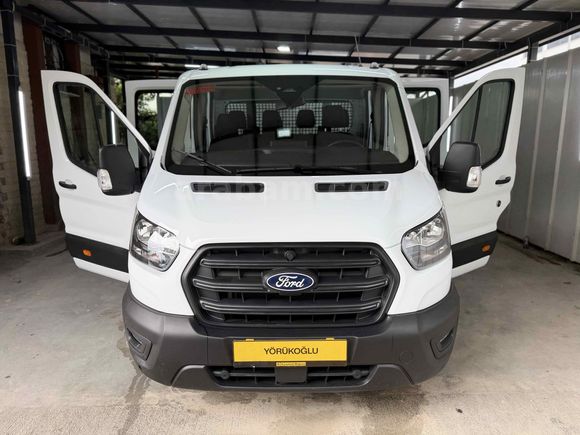 2025 TRANSİT 350 L UZUN ÇİFT KABİN YENİ LOGO HAYALET EKRAN 42 KM