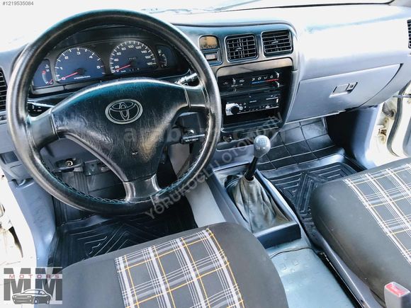 2001 TOYOTA HİLUX 2,4 DİZEL -ÇİFT KABİNLİ- -4X2- BAKIMLI 1,SINIF