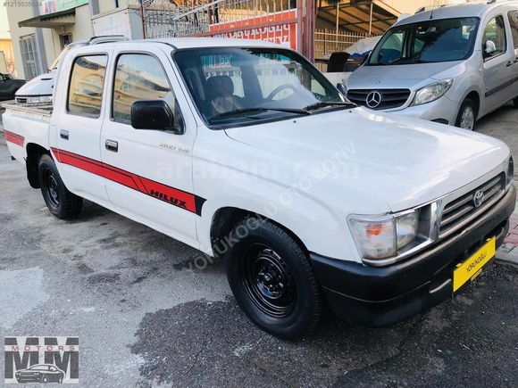2001 TOYOTA HİLUX 2,4 DİZEL -ÇİFT KABİNLİ- -4X2- BAKIMLI 1,SINIF