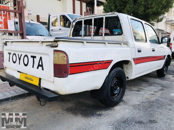 2001 TOYOTA HİLUX 2,4 DİZEL -ÇİFT KABİNLİ- -4X2- BAKIMLI 1,SINIF