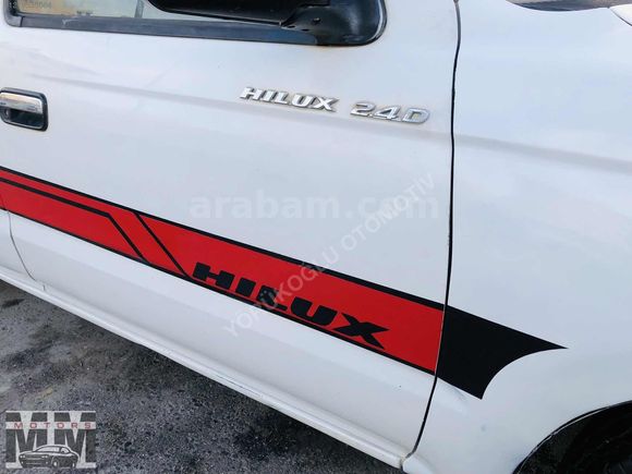 2001 TOYOTA HİLUX 2,4 DİZEL -ÇİFT KABİNLİ- -4X2- BAKIMLI 1,SINIF