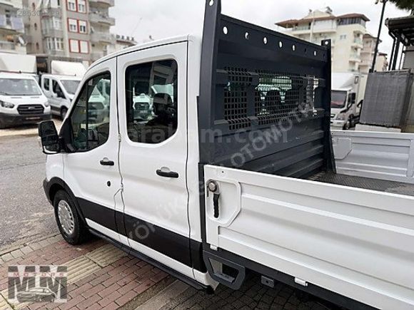 2016 TRANSİT 350 M ÇİFT KABİN 155 BEYGİR KLİMALI 6 VİTES BAKIMLI