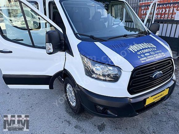 2016 TRANSİT 350 M ÇİFT KABİN 155 BEYGİR KLİMALI 6 VİTES BAKIMLI