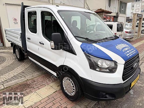 2016 TRANSİT 350 M ÇİFT KABİN 155 BEYGİR KLİMALI 6 VİTES BAKIMLI