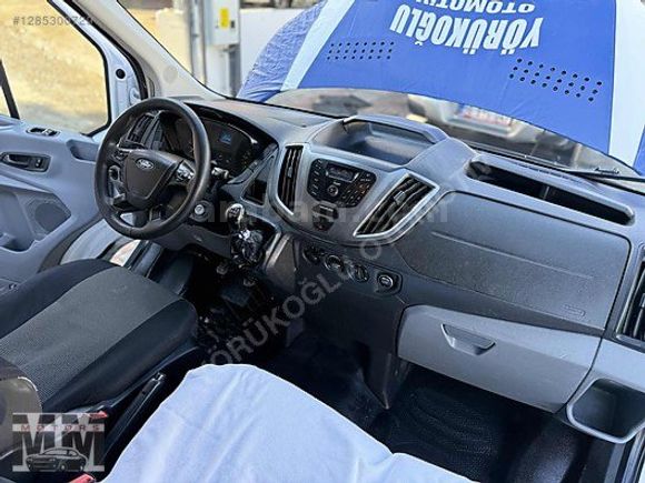 2016 TRANSİT 350 M ÇİFT KABİN 155 BEYGİR KLİMALI 6 VİTES BAKIMLI