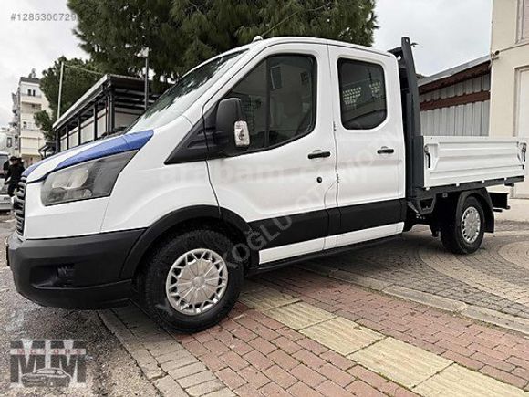2016 TRANSİT 350 M ÇİFT KABİN 155 BEYGİR KLİMALI 6 VİTES BAKIMLI