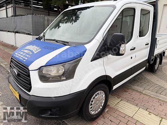 2016 TRANSİT 350 M ÇİFT KABİN 155 BEYGİR KLİMALI 6 VİTES BAKIMLI