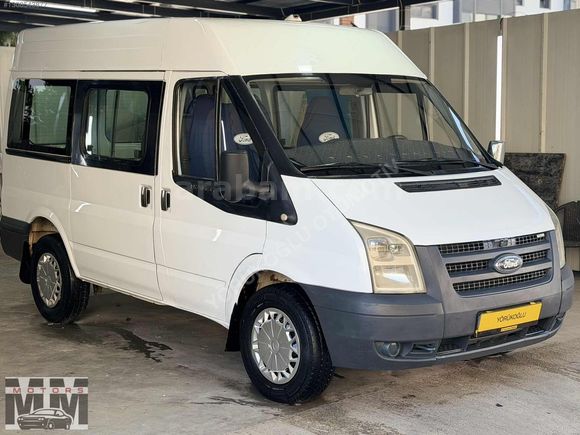 2008 TRANSİT 330 S ORJİNAL CAMLI 5+1 KOLTUKLU 125HP -ARKA ÇEKER-