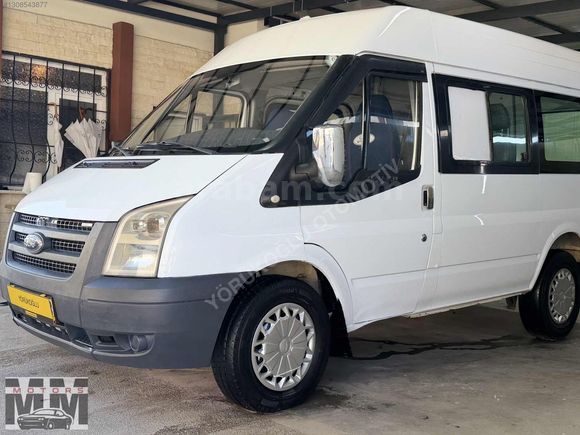 2008 TRANSİT 330 S ORJİNAL CAMLI 5+1 KOLTUKLU 125HP -ARKA ÇEKER-