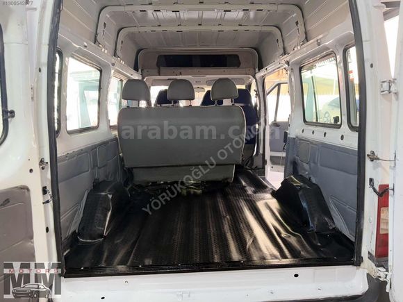 2008 TRANSİT 330 S ORJİNAL CAMLI 5+1 KOLTUKLU 125HP -ARKA ÇEKER-