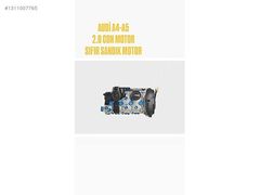 AUDİ A4-A5 CDN MOTOR SIFIR SANDIK MOTOR İTHAL GARANTİLİ