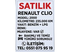 Sahibinden Renault Clio 1.4 RNA 2000 Model