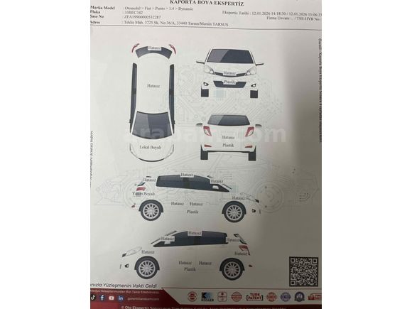 Sahibinden Fiat Punto Grande 1.4 Fire Active 2009 Model 