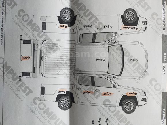 ACİL Temiz kullanılmış Motoru mükemmel 200 binde süper AMAROK