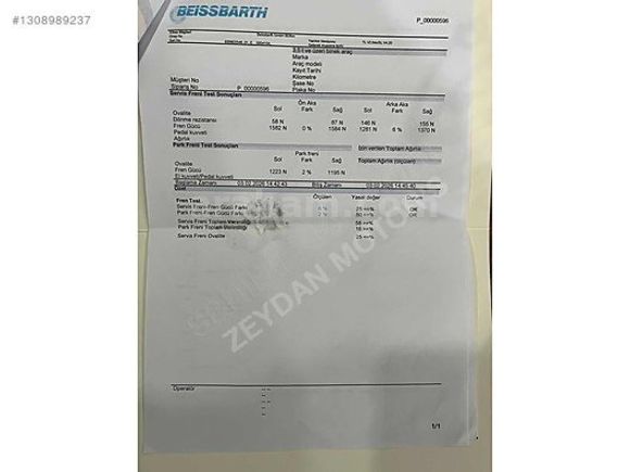 ZEYDAN MOTOR'S DAN SIFIR AYARINDA İ20
