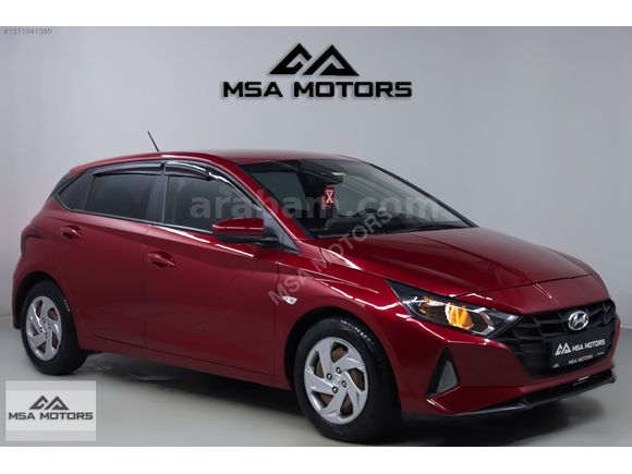 MSA-2021 HYUNDAI i20 1.4MPI JUMP OTOMATIK KIRMZI EMSALSZ %20KDV