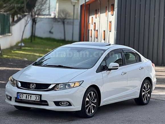 SUNROOFLU-2014 CİVİC-1.6 ECO ELEGANCE-OTOMATİK VİTES-BEYAZ