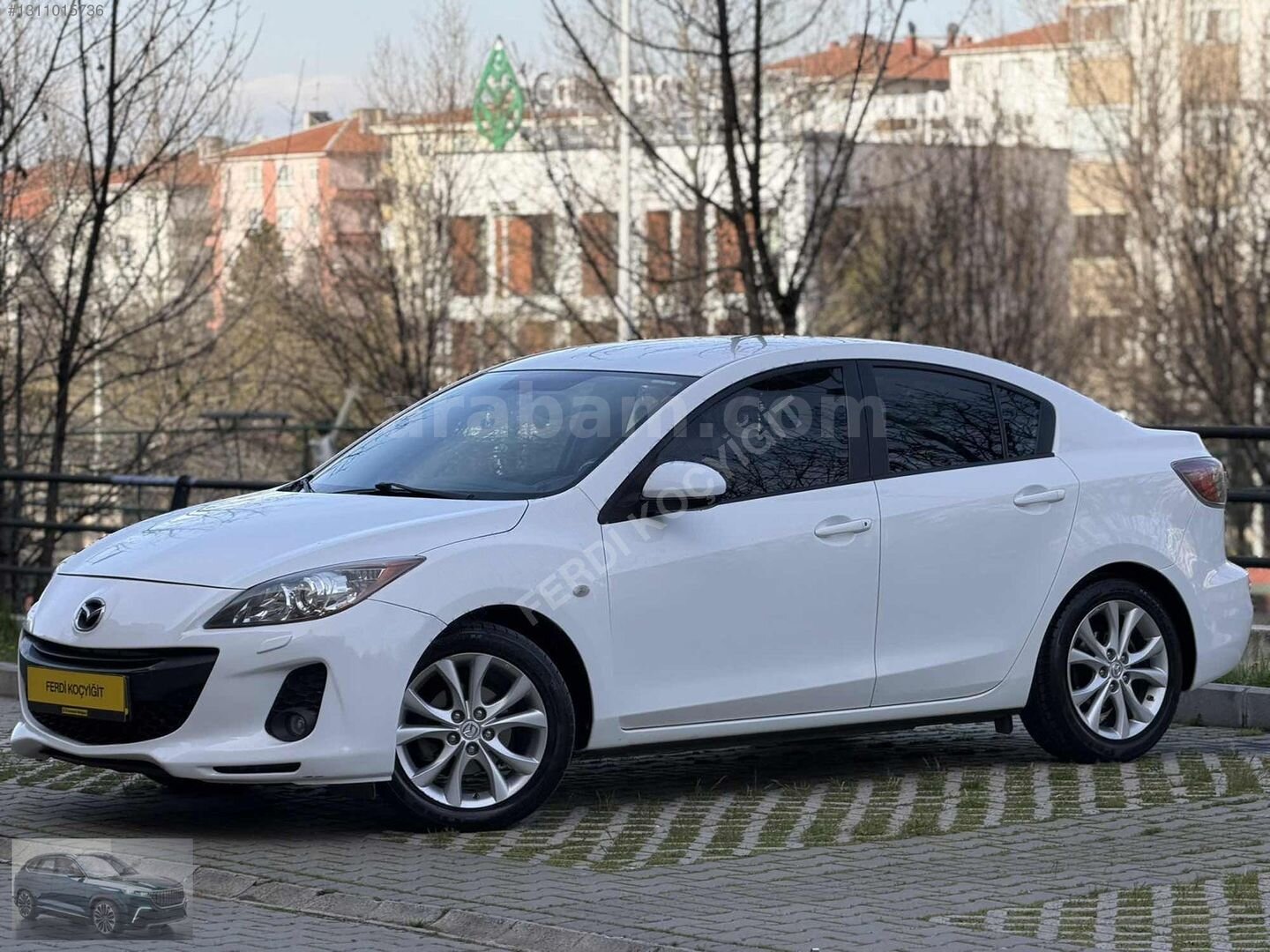 Galeriden Mazda 3 1.6 Impressive 2012 Model Ankara 197.000 km Beyaz 3