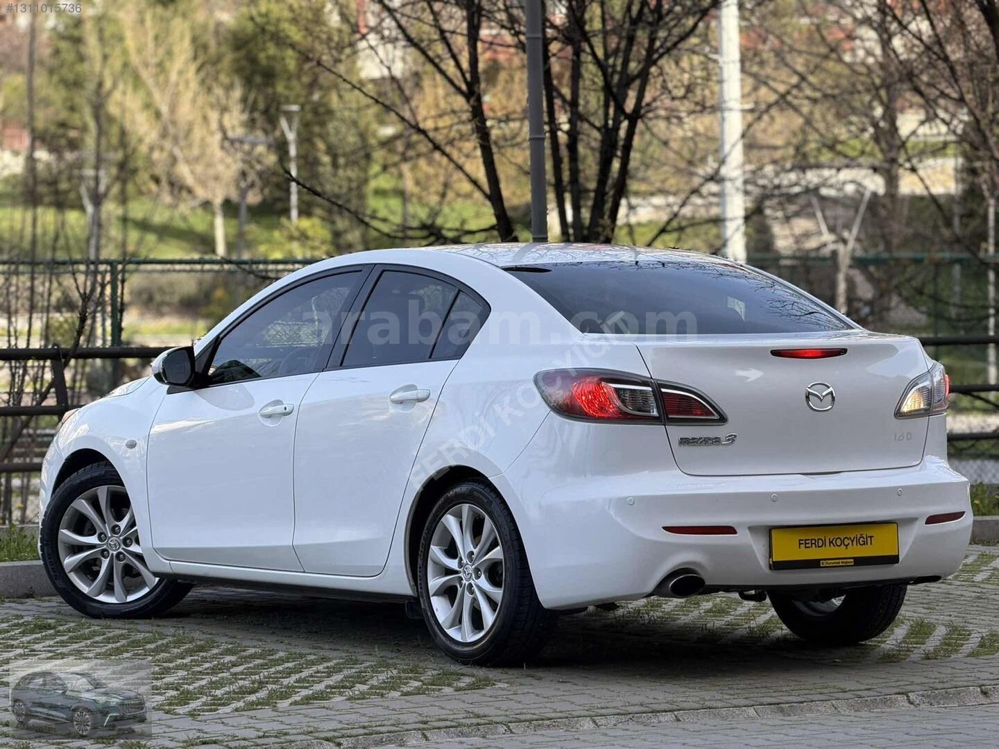 Galeriden Mazda 3 1.6 Impressive 2012 Model Ankara 197.000 km Beyaz 6