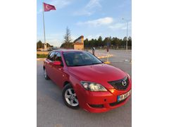 Sahibinden Mazda 3 1.6 Dynamic 2005 Model  278.000 km Kırmızı