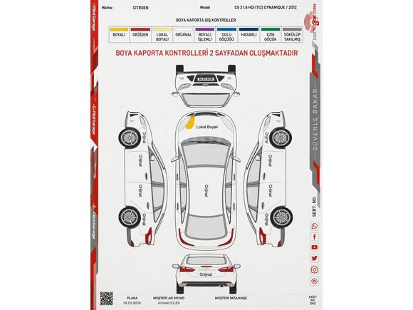 Sahibinden Citroen C5 1.6 HDi Dynamique 2012 Model