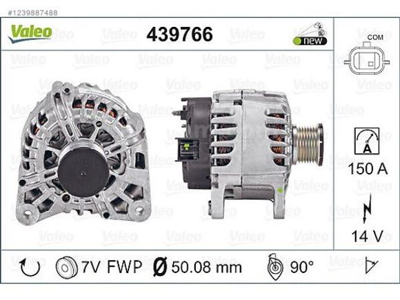 ALTERNATÖR ŞARJ DİNAMOSU MASTER 3 NAVARA MOVANO 2.3 2012-2022