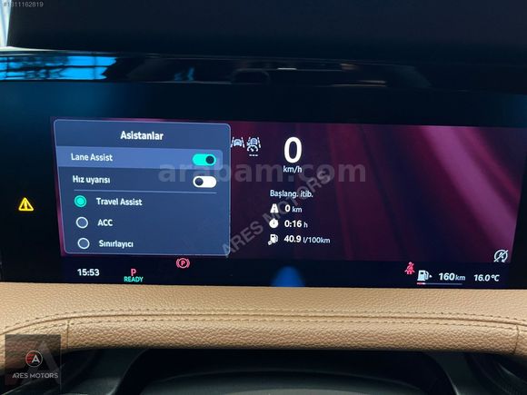ARES MOTORS-2025 MODEL HATASIZ SKODA SUPER B PRESTİGE E.BAGAJ