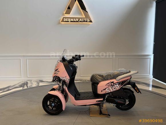 DERMAN AUTO DAN HATASIZ SIFIR 125cc PEMBE MOTOR