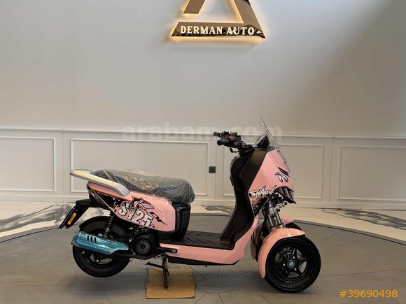 DERMAN AUTO DAN HATASIZ SIFIR 125cc PEMBE MOTOR