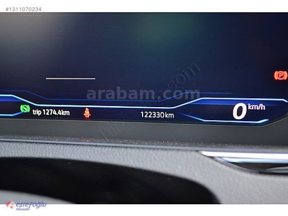 EŞREFOĞLU 2020 PASSAT 1.6 TDİ HAYALET, ISITMA, HAFIZA, 123.000KM