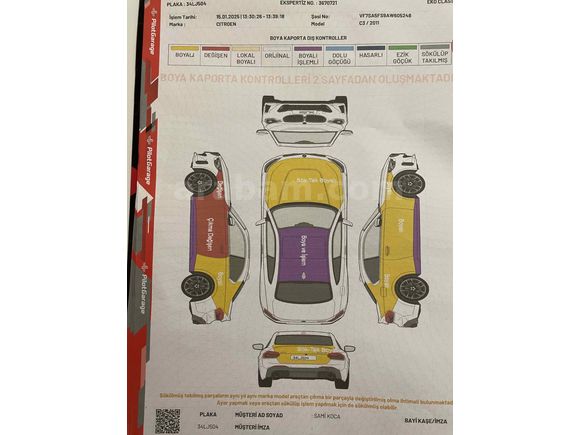 Sahibinden DS Automobiles DS3 1.6 VTi DStyle 2011 Model 
