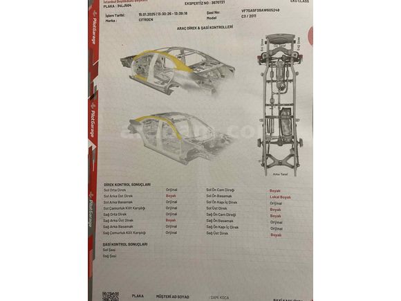Sahibinden DS Automobiles DS3 1.6 VTi DStyle 2011 Model 