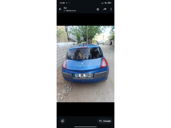 Sahibinden Renault Megane 1.4 Authentique 2003 Model  312.000 km Mavi
