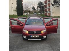 Sahibinden Dacia Sandero 1.5 dCi Stepway 2015 Model  710.000 km Kırmızı