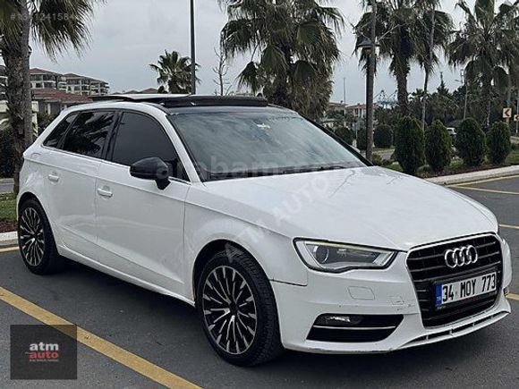 2015 AUDİ A3 SPORTBACK 1.6 DİZEL OTOMATİK CAM TAVAN