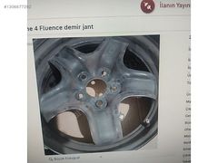 Megane 4 Fluence demir jant