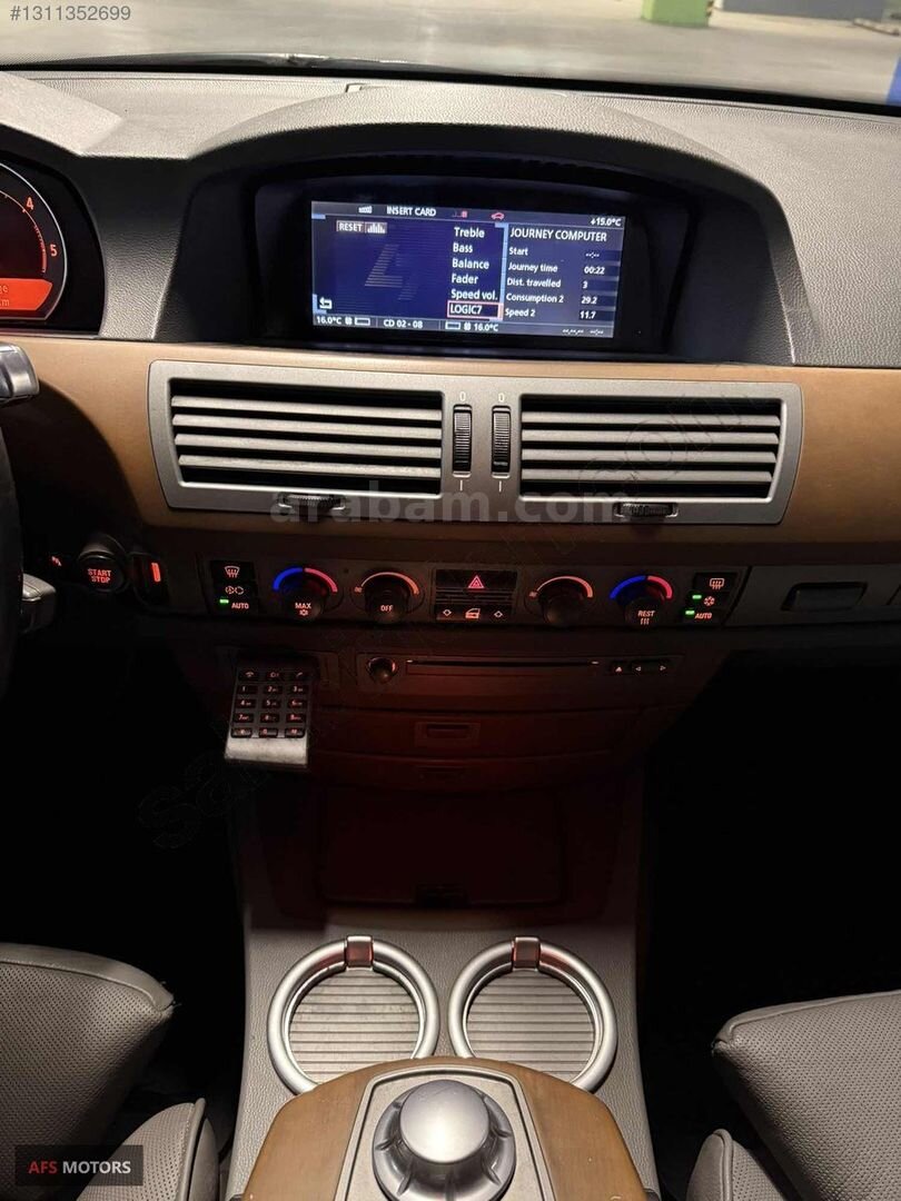 Galeriden BMW 7 Serisi 740d 2005 Model İstanbul 340.000 km Gri 4