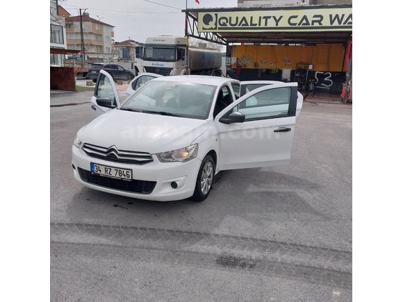 Sahibinden Citroen C-Elysée 1.6 HDi Attraction 2016 Model  205.000 km Beyaz