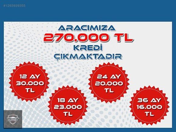 2017/ARKA PARK SENSÖR/ÇELK JANT/BLUETOOTH/HIZ SABİTLME/AUTO HOLD