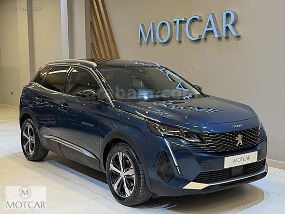 MOTCAR 2022 PEGUEOT 3008 1.5 BLUEHDİ-CAM TVN-BOYASIZ-50.000 Km