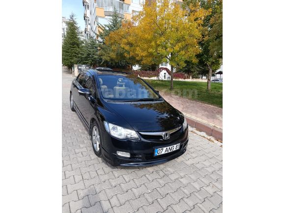 Sahibinden Honda Civic 1.6 Elegance 2007 Model  196.000 km Siyah