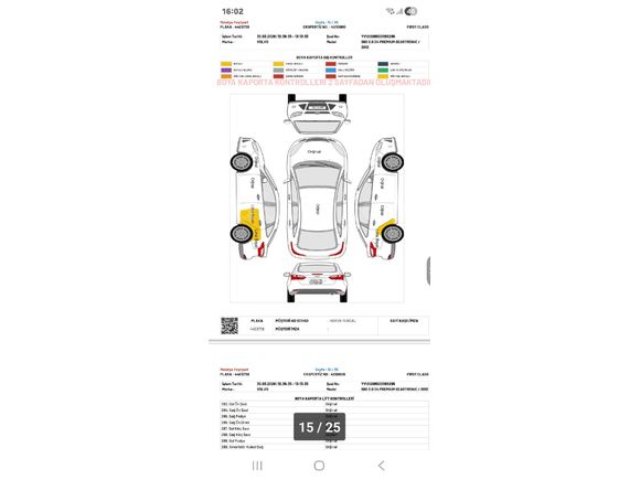 Volvo S80 2.0 D4 orjinal bı arac