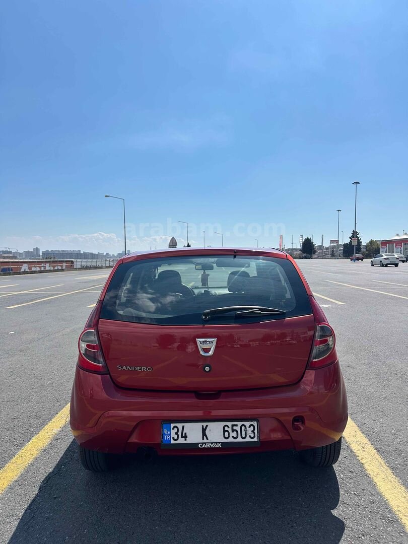 Sahibinden Dacia Sandero 1.2 Ambiance 2012 Model İstanbul 140.000 km Kırmızı 3