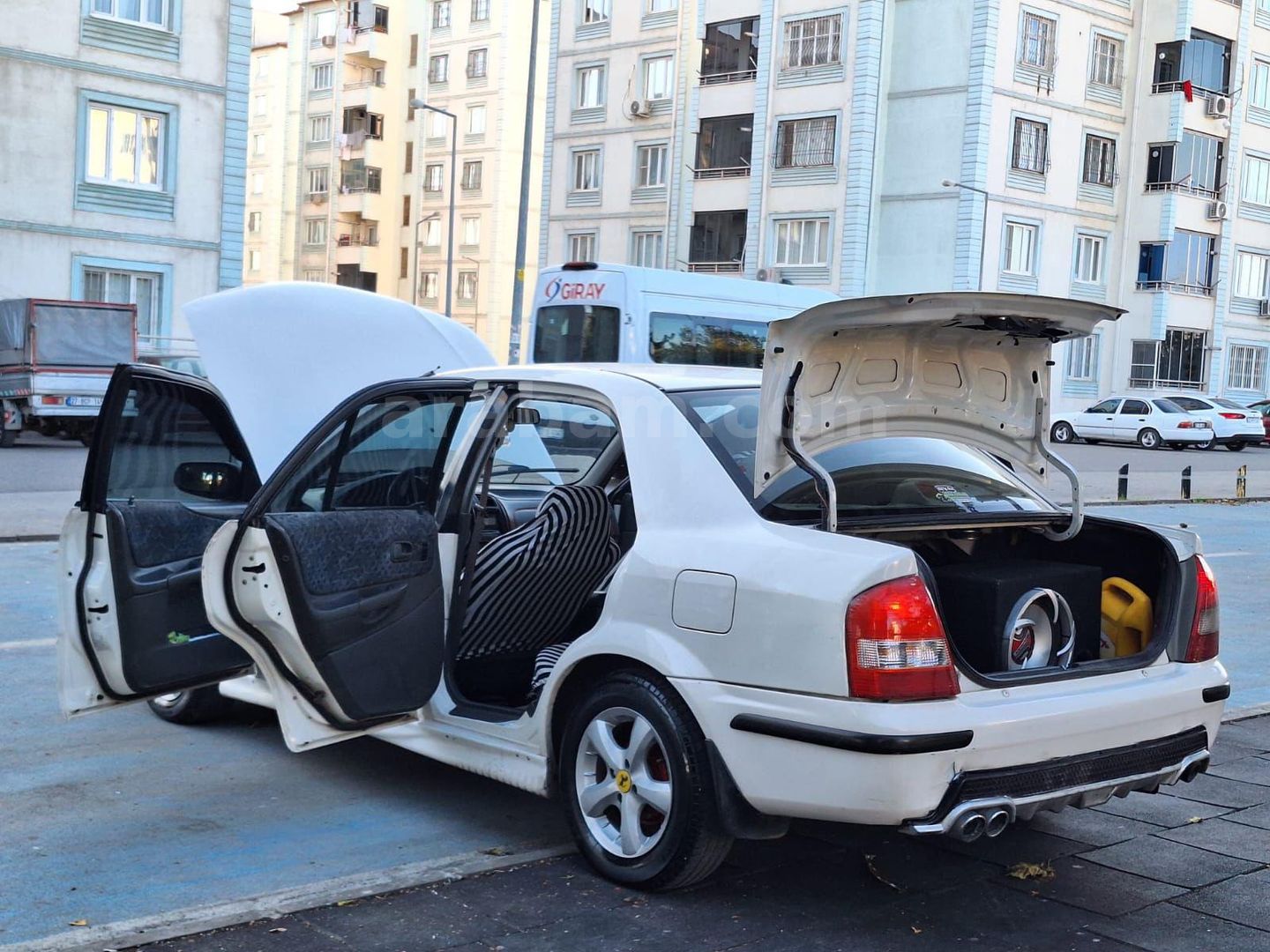 【323】まなっちょ 様 Sahibinden Mazda 323 1.5 GLX 1999 Model Gaziantep 333.000 km Beyaz