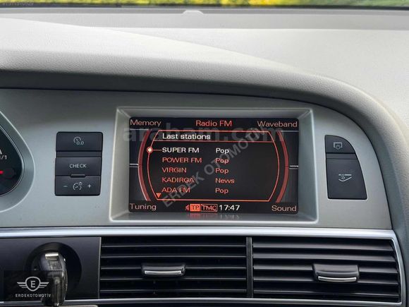 AUDİ A6 2.0 TDI MULTITRONIC ISITMA G.GÖRÜŞ KEYLESS SUNROOF MAKAM
